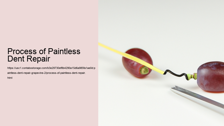 Process of Paintless Dent Repair